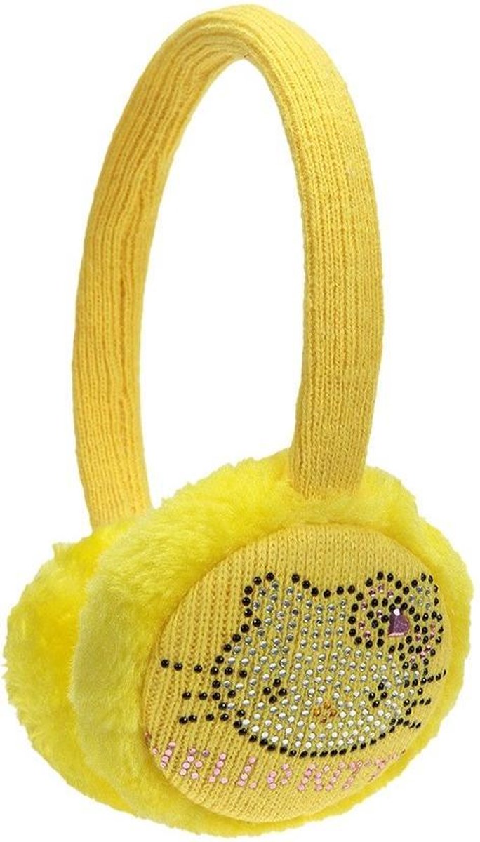 Gele oorwarmers van Hello Kitty