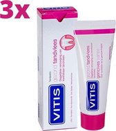 Vitis Gezond Tandvlees Tandpasta - 3 x 75 ml - Voordeelverpakking
