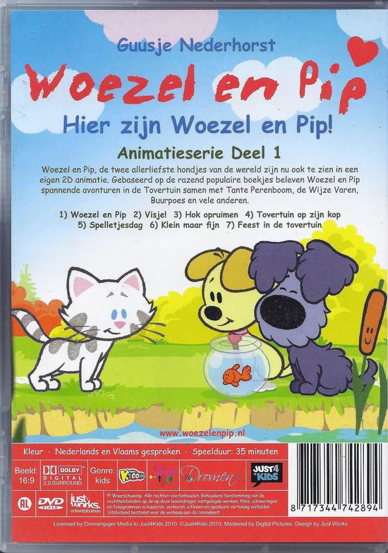 Woezel en Pip - Deel 1: Hier Zijn Woezel & Pip! (Dvd), Guusje Nederhorst |  Dvd's | bol.com