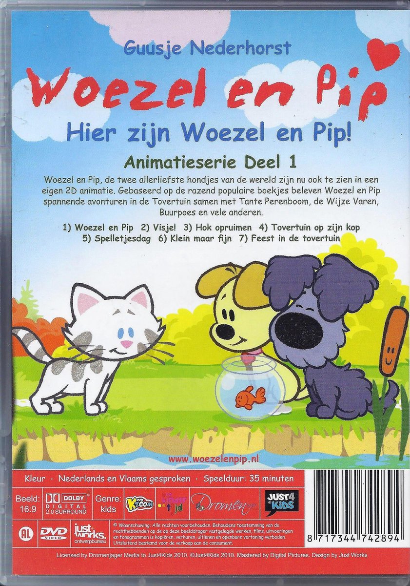 bestellen Doe voorzichtig Hobart Woezel en Pip - Deel 1: Hier Zijn Woezel & Pip! (Dvd), Guusje Nederhorst |  Dvd's | bol.com