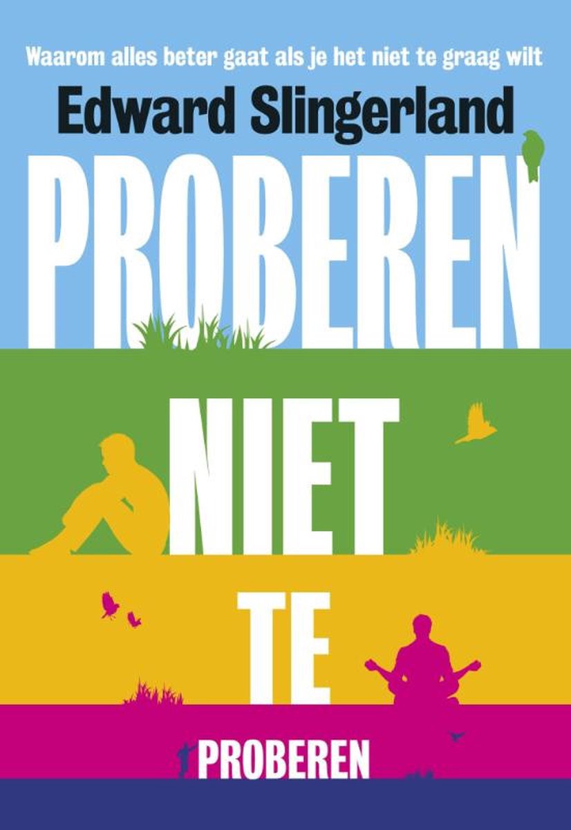 Omslag van Proberen niet te proberen