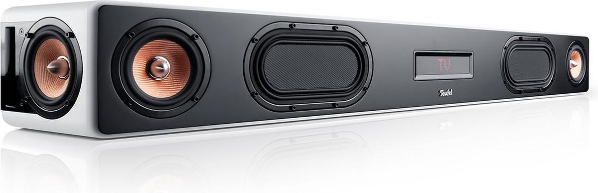 Afbeelding 2 van Teufel CINEBAR ULTIMA - Krachtige bluetooth soundbar met extra bas - 380 watt , wit