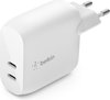 Belkin BOOST CHARGE - 2-poorts USB-C® PD-wandlader (40 W) - Wit