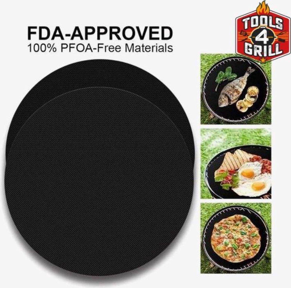Ronde gietijzeren grillplaat Koreaanse BBQ anti-aanbak BBQ-grillpan