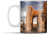 Mok - Roze lucht boven de ruïnes van Palmyra - 350 ml - Beker