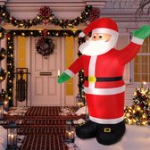 DBA Opblaasbare Kerstman XXL met Verlichting - kerstverlichting -250 x180 x 115 cm