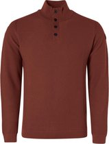 NO-EXCESS Trui Knitted Sweater 12230925 193 Stone Red Mannen Maat - M