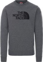 The North Face Drew Peak Crew heren casual sweater antraciet