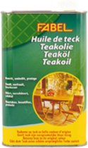 Fabel teakolie 500 ml, hout vernieuwings olie, behandelings olie, Made in Belgium.