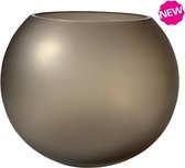 Zambezi Satin Vaas Taupe Vase the World