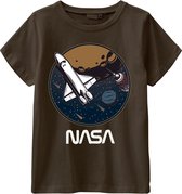 Name it t-shirt jongens - groen - NKMnasa - maat 122/128