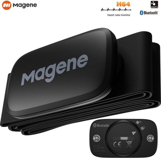 Magene H64 hartslagmeter - ANT+ - Bluetooth - Waterdicht IP67 | bol.com