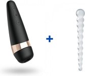 Satisfyer Pro 3 - Clitorisstimulator + Glazen G-Spot Dildo