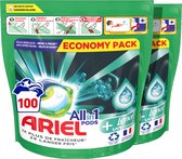 Bol.com Ariel All in 1 Wasmiddel Pods + Touch of Lenor Unstoppables - 2x50 Wasbeurten - Voordeelverpakking aanbieding