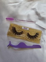 Michele Curls Beauty - Famora Lashes - Wimperstrip set - Mink Wimpers - Wimper pincet - Wimper borstel - Amy