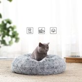 hondenbed, kattenbed, zacht pluche, 50 cm, grijs HMGW037G01