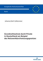 Europaeische Hochschulschriften Recht 6682 - Grundrechtsschutz durch Private in Deutschland am Beispiel des Netzwerkdurchsetzungsgesetzes