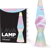 i-Total Lavalamp - Lava Lamp - Sfeerlamp - 40x11 cm - Glas/Aluminium - 25W - Rainbow Dream - XL1779