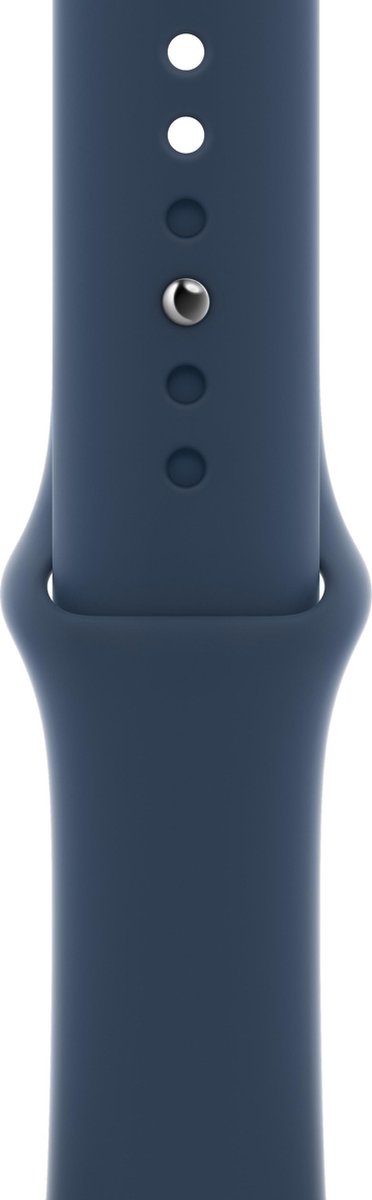 Apple Watch 42/44/45 mm Siliconen Horlogeband Sport Abyss-blauw