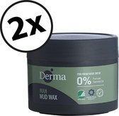 Derma Man Mud wax - 2 x 75 ML - Parfumvrij