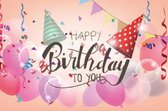 Verjaardag - Versiering - Wanddoek - Banner - 150cm (Breed) x 100cm (Hoog) - Happy Birthday Aged to Perfection