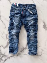 Jongens jeans | Spijkerbroek | Jongens lange broek 95% Katoen, 5% Elastaan | Skinny jeans voor jongens in een blauw kleur, verkrijgbaar in de maten 98/104 t/m 152/158