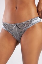 Giselle Dames Lingerie Slips (131-020) - Ondergoed Dames - Maat S - GRIJS