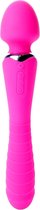 Power Escorts - Paula G Spot Massager Vibrator - 36 Functions !! - 8 Rotation Functions - Silicone - lengte  22 Cm - Dia 3,7 Cm - oplaadbaar - Roze - bo26-00130