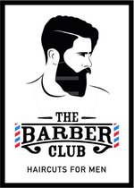 Kappersbord - Houten bord - Muurdecoratie - Hout - Kapperszaak - Poster - Barber - Barbershop - Decoratie - Wandbord