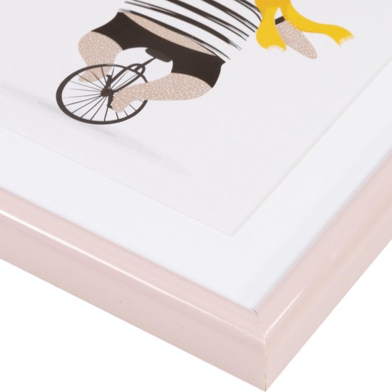 Cadre photo - Henzo - Napoli Gallery - Cadre de collage pour 3 photos - Format photo 15x20 cm - Rose