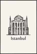 Poster Dolmabahçe Sarayı in Istanbul - 40x50 cm