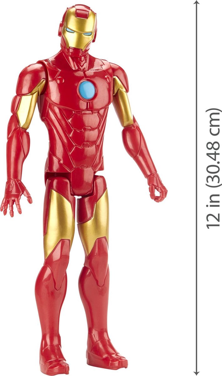 Marvel Avengers Titan Hero - Speelfiguur (30cm) - Iron Man — afbeelding 5