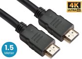 HDMI Kabel 1.4 Full HD Gold Plated – HDMI naar HDMI Kabel - Kabels - Ultra HD 4K - TV / PC / Laptop / Console 1,5 Meter  high-speed HDMI-kabel - Ultra HD 4k x 2k HDMI-kabel - HDMI naar HDMI M