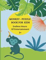 Monkey - Puzzle Book for Kids