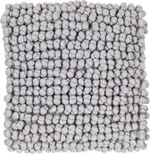 Hoyz | Bergen Kussen Silver | 45 X 45 | Sierkussen Voor Woonkamer Of Slaapkamer