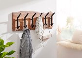 Pippa Design Kapstok - wandkapstok - hout - 6 dubbele haken