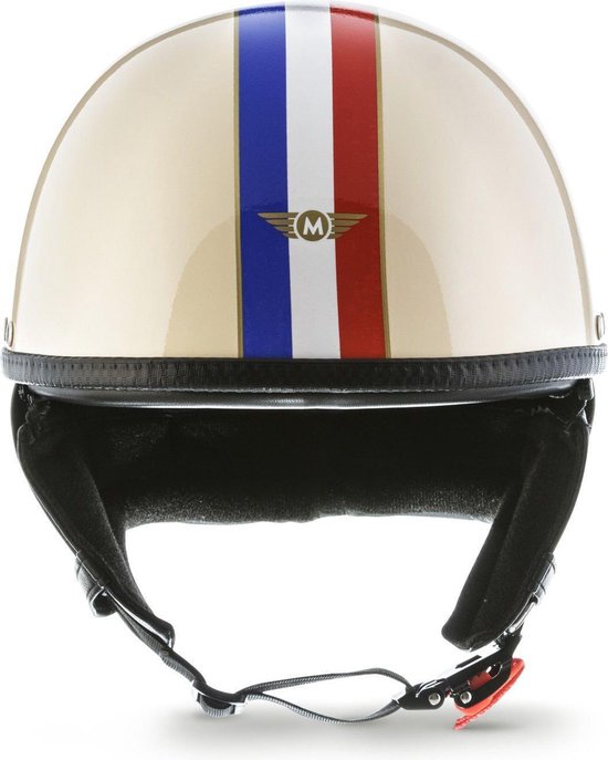 Motorhelm, halve helm, halve helm, baseballpet, brain-pet, motorhelm, met ECE Cruiser, chopper, scooterhelm, voor bike, cruiser, chopper, bromfiets, scooter, A-XL = (61 x 62 cm