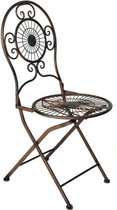 Ornament Round Chair Rust L50W40H93