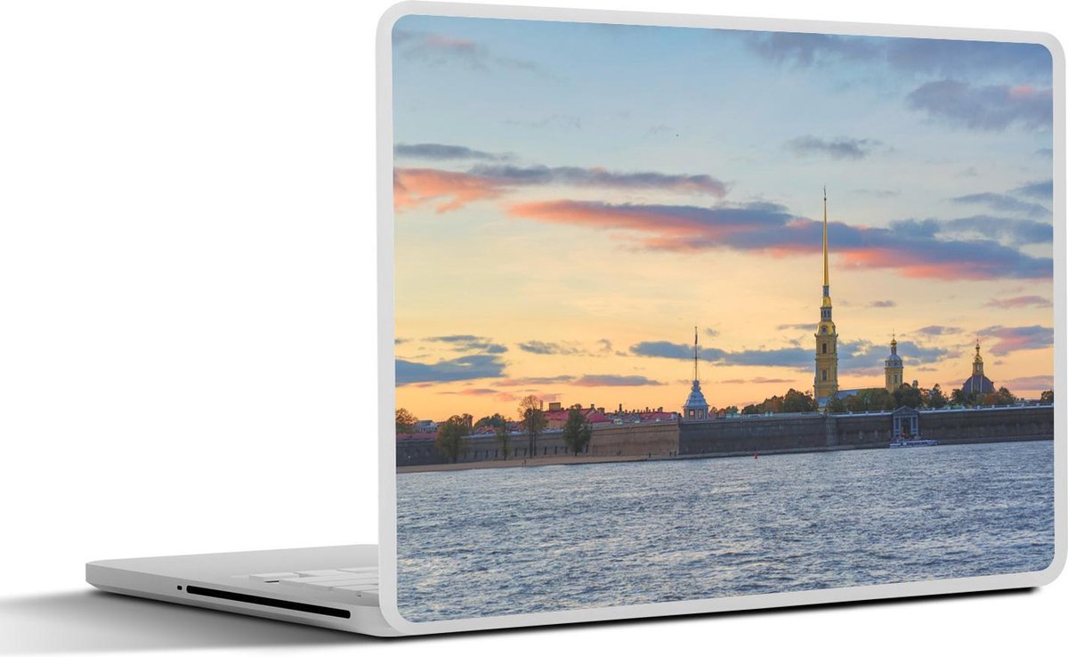 Afbeelding van product SleevesAndCases  Laptop sticker - 11.6 inch - Sint Petersburg - Toren - Kanaal