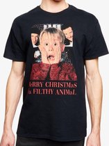 Home Alone Merry Christmas Ya Filthy Animal Zwart T-Shirt - M
