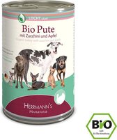 Herrmann's Bio Light Honden Blikvoeding - Kalkoen met Courgette - 400 g