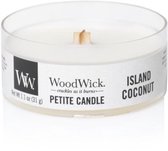 2 stuks WoodWick Island Coconut Petite Candle