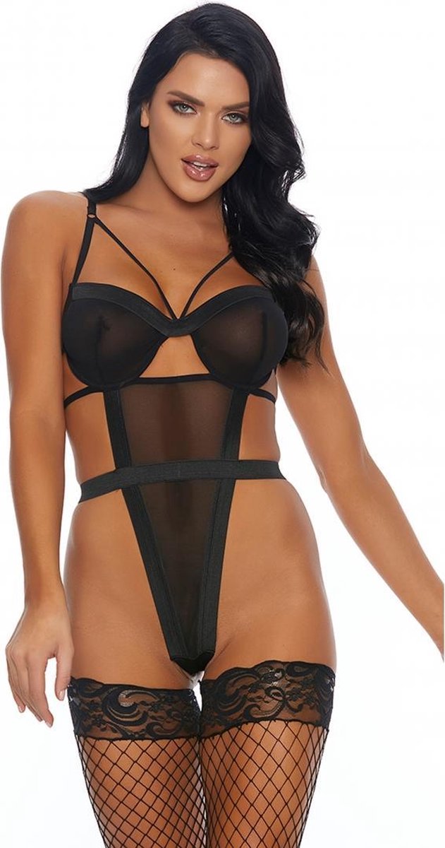 Goedkoopste Forplay Near and Sheer - Teddy black XL