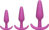 Doc Johnson Naughty 1 - Butt Plug Trainer Set pink