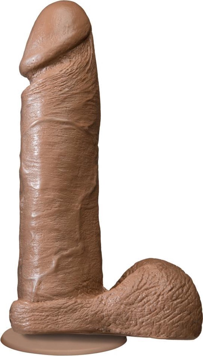 Goedkoopste Doc Johnson Realistic Cocks realistische dildo The Realistic Cockullato bruin - 22,35 cm