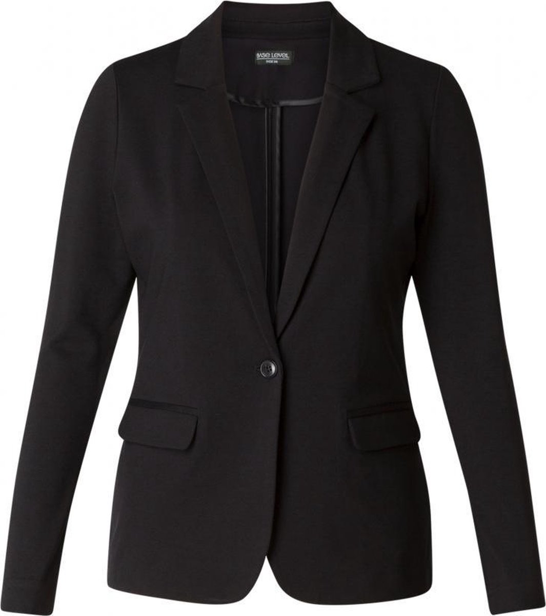 BASE LEVEL CURVY Aya Blazer - Black - maat X-0(44)