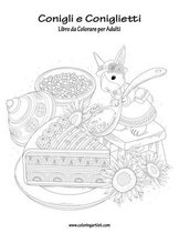 Conigli e Coniglietti Libro da Colorare per Adulti 1