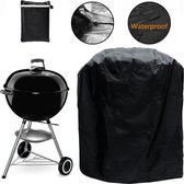TDR - Grillhoes Buiten Ronde Barbecue- Afdekking Waterdicht UV-Bestendig Stofdicht Barbecuehoes Tuin Patio Ronde BBQ Grill Cover Perfect voor Weber en Ronde Barbecue Grill V1C05 -
