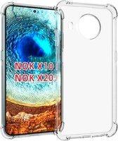 Nokia X10 / Nokia X20 Hoesje - MobyDefend Transparante Shockproof TPU Gelcase - Verstevigde Hoeken - Volledig Doorzichtig - GSM Hoesje - Telefoonhoesje Geschikt Voor: Nokia X10 / N