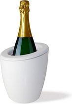 DEMI Basic - Design Champagnekoeler / Wijnkoeler - Italian Design - Zonder ijs, met Ice Packs - Wit